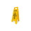 Rubbermaid Commercial FG611277YEL Floor Safety Sign 26" x 11" x 25", Yellow, Plastic, "Caution Wet Floor" Legend, 2-Sided - 1EA, Price/EA