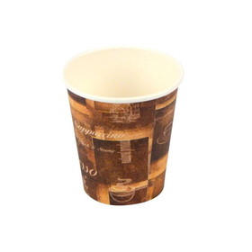 Vintage Cafe Hot Cup - 8 oz - Use lid: V1625DL-08B, V1625DL-08W - 1000/cs