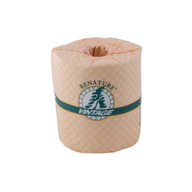 Vintage 05962 Renature 2 Ply Toilet Tissue - 4.25" x 3.5" - 500 sheets/roll, Recycled - 96/cs