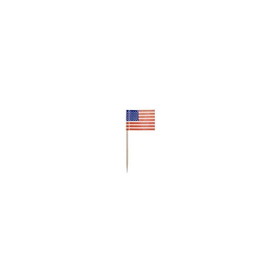 Rofson Associates TAF144 American Flag Pick 2.5" L, with 1" Paper Flag (50/144 per Case)