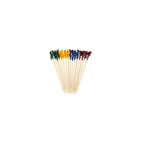 Rofson Associates TCF102 Club Frill Toothpick 4" L, with Colored Cellophane End (10/1000 per Case)