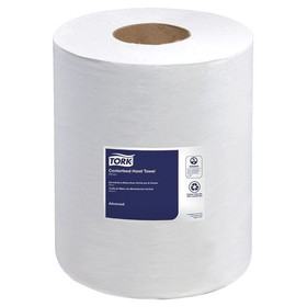 Tork USA 121201 Hand Towel 9" x 11.8" Sheet, 590' L Roll, 2-Ply, 600-Sheet, White, Centerfeed, (3600 per Carton)