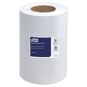Tork USA 121225 Hand Towel 8.3" x 11.8" Sheet, 261.57' L Roll, 2-Ply, 266-Sheet, White, Centerfeed, (3192 per Carton)