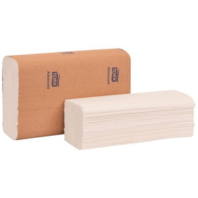 Tork USA 424824 Hand Towel 1-Ply, 9" x 9.5" White, 16 Packs of 250 (4000 per Carton)