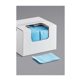 Shore Manufacturing SM8507B Foodservice Towel Wiper Blue/White 20"X13" 200/CS