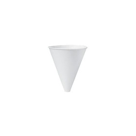 Solo 10BFC-2050 Bare 10 Oz, White, Treated Paper, Eco-Forward, Funnel Cup (1000 per Case)