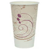 Solo 316SM-J8000 Hot Drink Cup 16 Oz, Single Sided Poly Paper, Symphony, (1000 per Case)