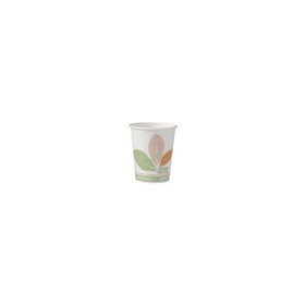 Solo 370PLA-J7234 Bare 10 Oz, Single Sided Polylactic Acid Paper, Eco-Forward, Hot Drink Cup (1000 per Case)