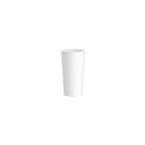 Solo 420W-2050 Hot Drink Cup 20 Oz, White, Single Sided Poly Paper, (600 per Case)