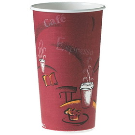 Solo 420SI-0041 Hot Drink Cup 20 Oz, Single Sided Poly Paper, Bistro, (600 per Case)