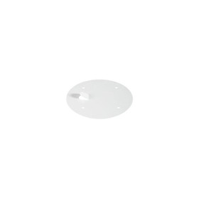 Solo 5VT19S-N1125 Bucket Tab Lid 7.2" Diameter, White, Coated Paper, Finger Pull, Vented, (100 per Case)