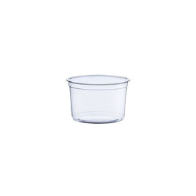 Solo DM16R-0090 Bare, Eco-Forward 16 Oz, 3.8" Base/4.6" Top x 3", Clear, Polyethylene Terephthalate, Recyclable, Deli Food Container (500 per Case)