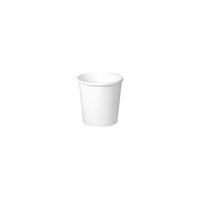 Solo H4165-2050 Flexstyle 16 Oz, 2.9" Base/3.9" Top x 3.9", White, Double Sided Poly Paper, Food Container (500 per Case)