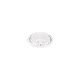 Solo LB3101-00007 Hot Drink Cup Tab Lid 3.4" x 0.3", White, Polystyrene, Liftback-N-Lock, Sip Hole, Lid for 370 Series Hot Drink Cup Tab (1000 per Case)