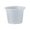 Solo P100N Portion Container 1 Oz, 1.2" Base/1.8" Top x 1.3", Translucent, Polystyrene, Recyclable, (2500 per Case), Price/Case