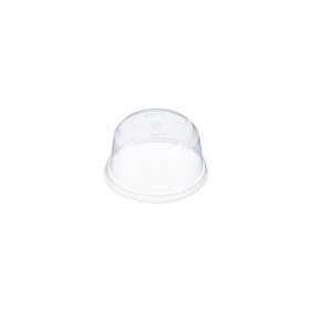 Solo SDL58-0090 SoloServe Sundae Cup Lid 3.9" x 2", Clear, Polyethylene Terephthalate, Flat Top, No Hole, Recyclable, Lid for TS5R-0090 Sundae Cup (1000 per Case)