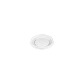 Solo VL36R-0007 Hot Drink Cup Lid 3" x 0.3", White, Polystyrene, Flat, Vented, Lid for 376 Series Hot Drink Cup (1000 per Case)