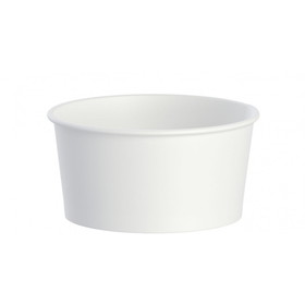 Solo, VS606X-2050, Solo VS DSP Paper Food Container - 6 oz., White, 1000/CS