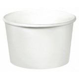 SOLO VS608-02050 VS DSP Paper Food Container - 8 oz., White, 1000/CS