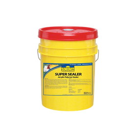 Simoniz CS0700005 Super Sealer 5 Gallon Pail, White Opaque, Liquid, Acrylic Polymer, Floor Sealer 1 EA