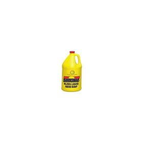 Simoniz K1850004 Kleen Liquid Hand Soap 1 Gallon, Liquid, Transparent Yellow, Citrus Scent, Rich Lather Foam, Coconut Oil Based, (4/CS)