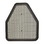 Tolco 220206 Restroom Floor Mat 22" x 18", Black, Thermoplastic Elastomer, (6 per Case), Price/Case