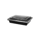 KariOut MaxSeal MC6610B Plastic Container Microwaveable Combined Black/Clear Lid 8