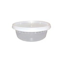 Tripak TD40008 Soup Container Combo 8 Oz, Clear, Injection Molded Polypropylene, Reusable, with Polypropylene Lid (240 per Case)