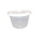 Tripak TD40016 Soup Container Combo 16 Oz, Clear, Injection Molded Polypropylene, Reusable, with Polypropylene Lid (240 per Case), Price/Case
