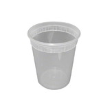 Tripak TD41032 Soup Container 32 Oz, Clear, Injection Molded Polypropylene, Reusable, (480 per Case) - Use With Polypropylene Lid TP-TL410