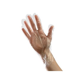 Tradex CPS610 Ambitex Latex- Free, Small Clear, Cast Poly Gloves (100/BX, 10BXS/CS - 1000 per case)