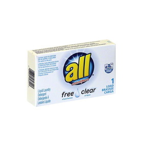 Vend Rite All 1R-2979351 Free Clear Liquid Laundry Detergent -HE -1 Load - 100/2OZ