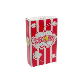 WestRock STK 5A Popcorn Carton - 2.3 oz., Automatic - -5 5/8" x 2 1/2" x 8 &#189;" - 250/CS