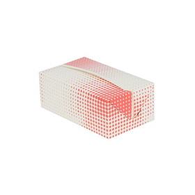 SQP 3512 Chicken Box Red and White, 7 x 4 1/4 x 2 3/4 Snack, Fast Top, (500 per Case)