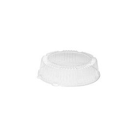 WNA A12PETDM CaterLine 12" Diameter, Clear, Polyethylene Terephthalate, Round, Dome, Standard Height, Lid for Tray (25 per Case)