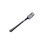 Waddington APTFKBL Petites Tasting Fork Black, Polystyrene, (500 per Case), Price/Case
