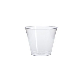 Waddington T5S Comet 5 Oz, Clear, Polystyrene, Smooth Wall Squat Tumbler (1000 per Case)