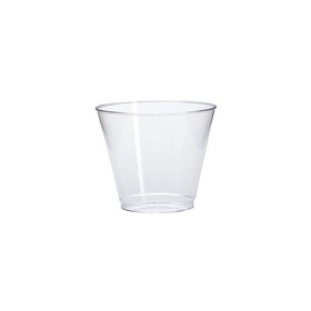 Waddington T9S Comet 9 Oz, Clear, Polystyrene, Smooth Wall Squat Tumbler (500 per Case)