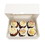 Cake Craft Group BUN-104271 The Cake Decorating Co. Luxury Satin White Cupcake Box - Holds 1 - Size: Holds 1