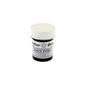 Cake Craft Group P-5207 Sugarflair Black Extra - Max Concentrated Paste Colouring 42g