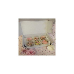 Cake Craft Group P-6662 The Cake Decorating Co. Holds 6 Cakes Away Postable Cupcake Box