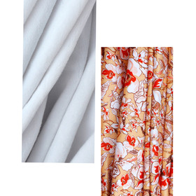 Muka Custom Printed Plush Velvet Fabric, Personalized Short-Plush Velvet, Customized by Yard