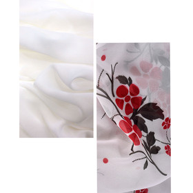 Muka Custom Printed Chiffon Fabric, Personalized Polyester Chiffon Fabric, Great for Fashion Design