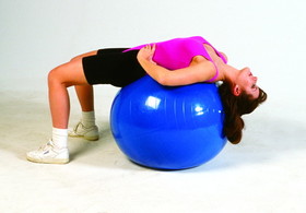 Inflatable PT Ball- 12" 30 cm Blue