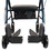 Combination Blue Rollator & Transport Wheelchair