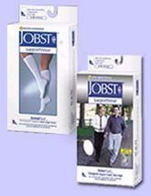 Jobst Sensifoot Over-The-Calf Sock White Small