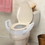 Elevated Toilet Seat w/Arms Standard 19" Wide
