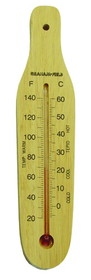 Flat Bath Thermometer with dual graduated scale