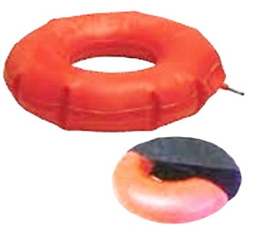Red Rubber Inflatable Ring 18"/45cm