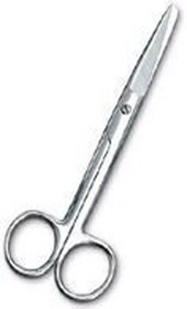 Operating Scissors-(Ostomy) Sharp/Blunt- 5 1/2" Straight